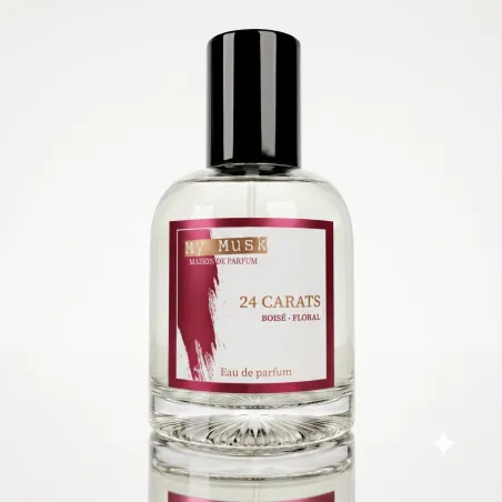 24Carats - Eau de parfum mixte, L’éclat d’un cristal rouge chauffé à 540° | My Musk